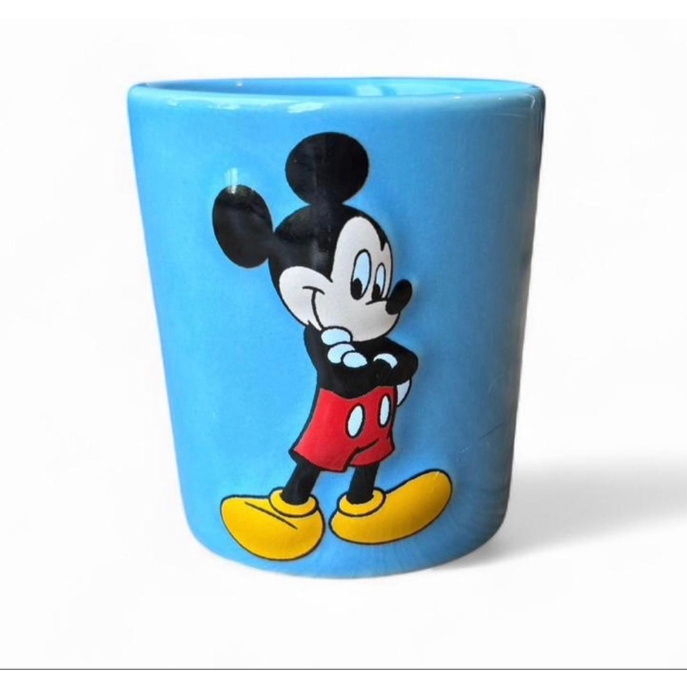 Vintage Mickey Mouse Blue Shot Glass